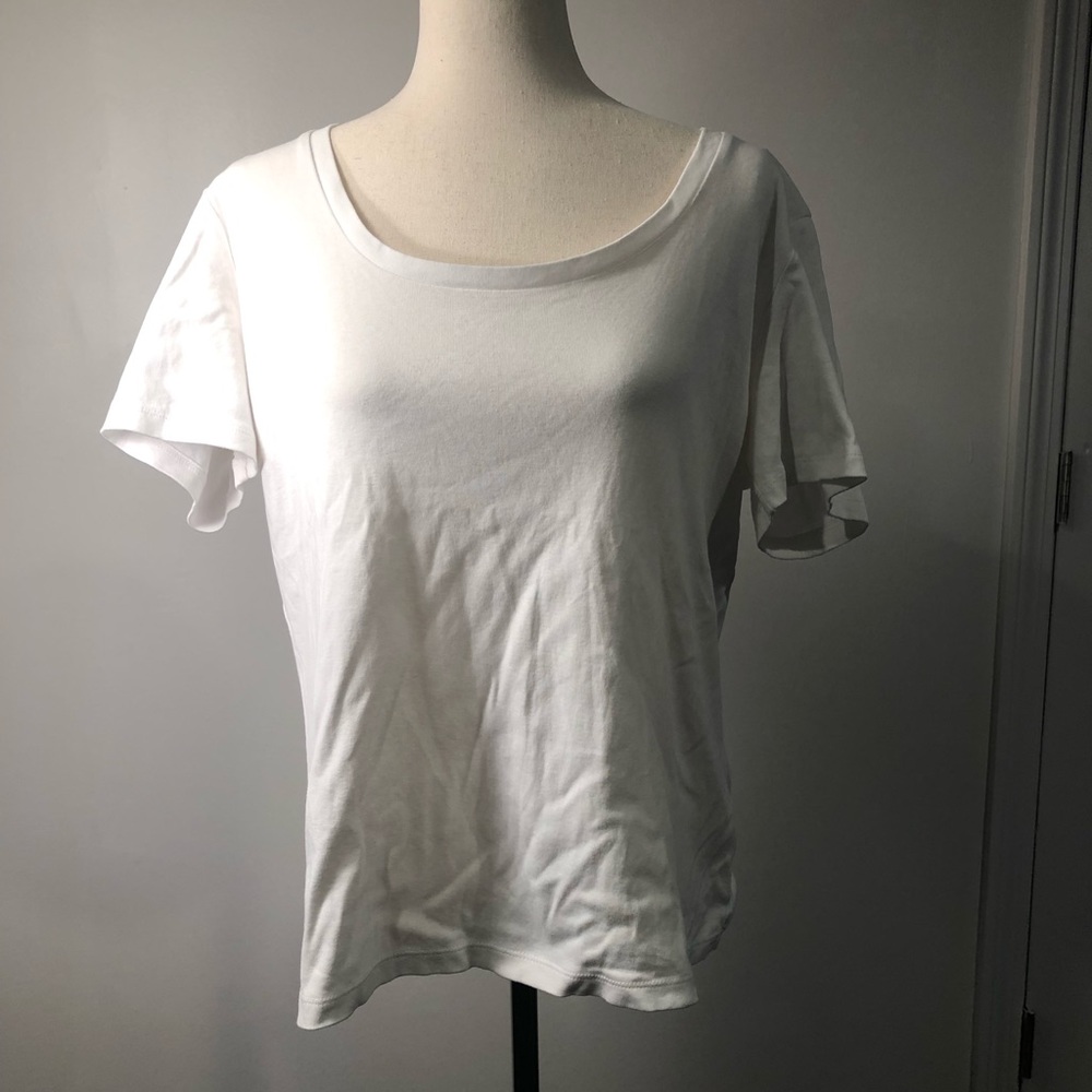 Jones New York 1x scoop knit top